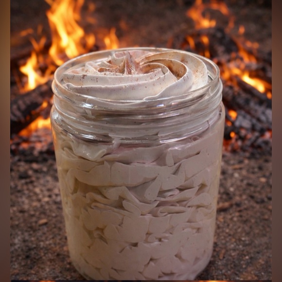 CAMPFIRE COOKIE 🔥Whipped Body Soap / Shave cream. HANDCRAFTED CW PETALS & PEAKS - Picture 3 of 4